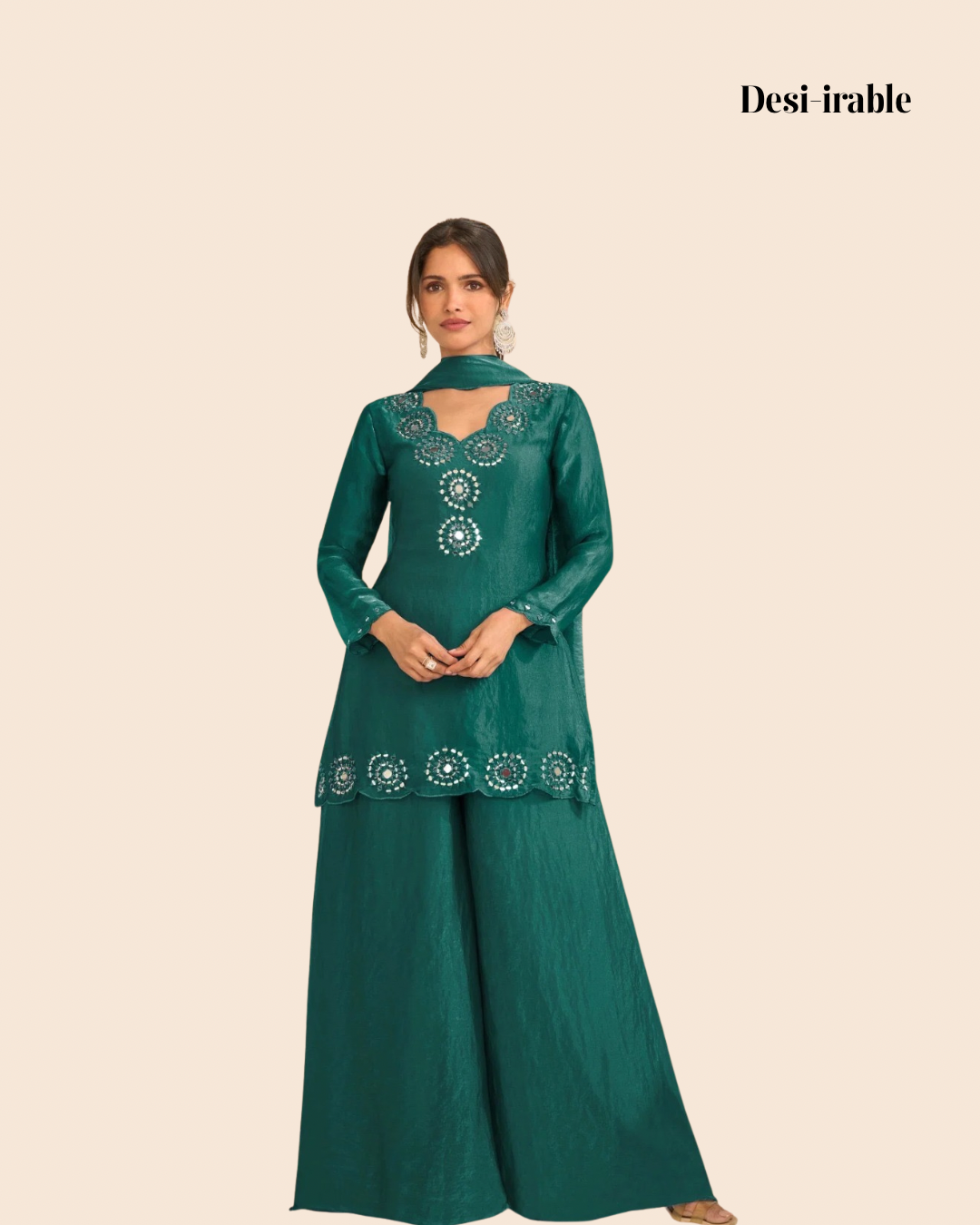 Mirror Sharara Suit